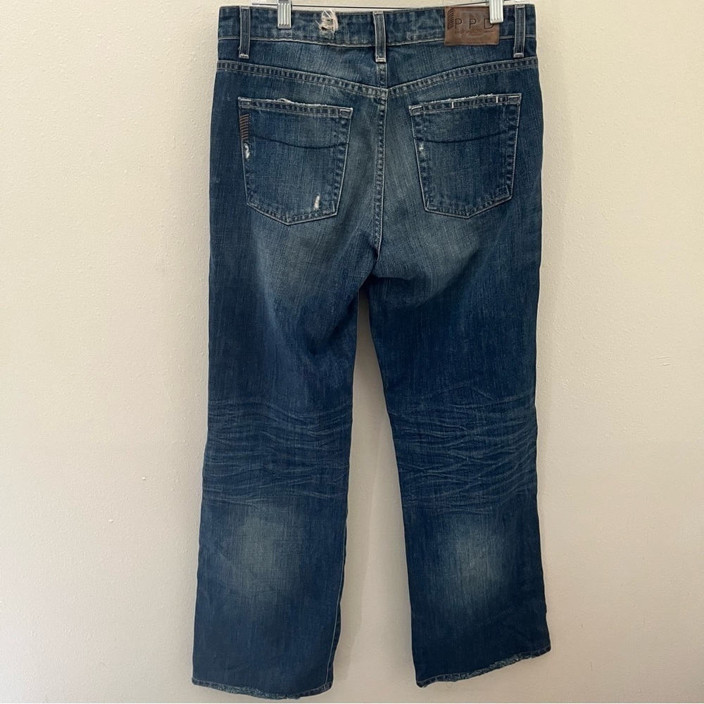 Paige Premium Denim Jrg Relaxed Fit Distressed Jeans Y2K Made In USA - Picture 2 of 9